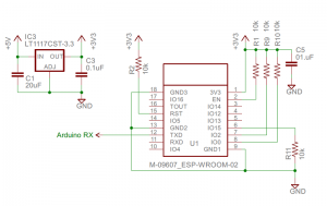 ESP-WROOM-02 ドータ回路図